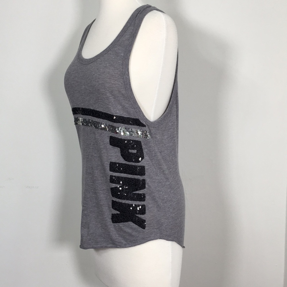 Pink XS sequin tank - Picture 2 of 6